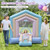 Kids Bounce House With Slide And Basketball Rim Bouncy Castle For Party Without Blower Np11882 By Cw
