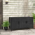 84 Gallon Patio Wicker Deck Box 3-Door Pe Rattan Storage Container With Removable Shelves-Black JZ10261DK By CW