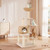 5 Layer Climbing Cat Tree With Sisal Scratching Posts And Washable Cushions Beige Pv10178Be By Cw