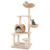 5-Layer Climbing Cat Tree With Sisal Scratching Posts And Washable Cushions-Beige PV10178BE By CW