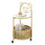 Modern Sofa Side Table On Lockable Wheels For Living Room Bedroom Study-Gold JV11723GD By CW