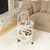 Modern Sofa Side Table On Lockable Wheels For Living Room Bedroom Study White Jv11723Wh By Cw