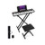 61-Key Portable Electronic Keyboard Piano Complete Digital Piano Set With Stand And Stool MU10106US By CW