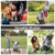 Folding Pet Stroller With Storage Basket And Adjustable Canopy-Gray PW10039GR By CW