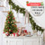 36 Inch Unlit Artificial Christmas Mini Tree With Plastic Stand-Green CM22790GN By CW