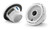 Jl Audio M6 6 5In Coaxial Speakers White Classic Grille Black Tweeter Jla0100308900