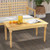 Patio Coffee Table With Solid Teak Wood Structure And Slatted Tabletop Jv11902 By Cw