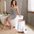 23L Large Luxury Bucket-Style Towel Warmer With Fragrant Disc Holder-Coffee ES10285US-CF By CW