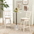 Counter Height Barstools Set Of 2 With 6 Grid Hollow Back And Seat White Jv12101Wh 24 By Cw