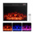 23 Inch Electric Fireplace Insert Fireplace Heater With Adjustable Flame Color FP10800US By CW