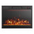 23 Inches 750W/1500W Electric Fireplace Heater With Alter Flame Color And Brightness FP10802US By CW