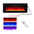 36 Inches Electric Fireplace Heater Recessed With Led Strip Lights And Remote Control FP10803US By CW