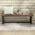 56.5 Inches Wood Dining Bench With Wavy Edge And Adjustable Footpads-Coffee JV11567CF By CW