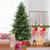 8 Ft Pre Lit Artificial Hinged Xmas Tree With 1480 Pvc And Pe Branch Tips Xl Cm25025Us Xl By Cw