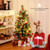 3 Ft Battery-Operated Tabletop Holiday Decoration With 81 Pvc And Pine Needles CM25038 By CW