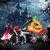 Halloween Inflatable Led Lighted Carriage With Pumpkin And Skeleton Dragon Cm25043Us By Cw