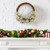 Pre Lit Snow Flocked Artificial Christmas Wreath With 8 Pine Cones And 35 Led Lights Cm24965Us By Cw