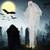 8 3 Ft Halloween Standing Haunted Angel With Lighted Eyes And Automatic Wing Movement Cm24979 By Cw