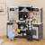 Pretend Play Kitchen Wooden Toy Set With Range Hood Real Sounds And Lights-Brown TP10237BN By CW