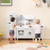 Kids Kitchen Playset 3 In 1 With Refrigerator And Washing Machine Gray Tp10235Gr By Cw