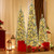 4/5/6 Feet Artificial Christmas Tree Set Of 3 With Realistic Accumulated Snow CM24746US By CW