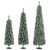 4/5/6 Feet Artificial Christmas Tree Set Of 3 With Realistic Accumulated Snow CM24746US By CW