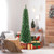 Pencil Christmas Tree With Memory Wire Branch Tips And Warm Led Lights 6Ft Cm24753Us 6 By Cw