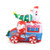 6 Ft Christmas Inflatable Santa On Car Blow Up Festive Vehicle With Santa Clause CM24951US By CW