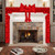 Lighted Christmas Tinsel Doorway Arch With Removable Bow For Roof Door Fireplace CM24894US By CW
