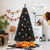 6 7 8 Feet Black Artificial Halloween Christmas Tree With Pvc Branch Tips And 210 320 450 Cool White Led Lights M Cm24966Us M By Cw