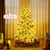 6/7.5/9 Ft Artificial Christmas Tree Pre-Lit Hinged Holiday Tree With 360° Quick Power Connector-6 Ft CM24968US-S By CW