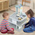 Parking Garage Playset With 4 Cars And Helicopter Gray Tp10251Gr By Cw