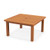 Patio Coffee Table With Umbrella Hole And Teak Oil Finish JV12187 By CW