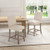 Counter Height Bar Stools Set Of 2 With Back And Footrest Beige Jv12046Be By Cw