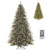 6/7.5/9 Ft Artificial Christmas Tree Pre-Lit Hinged Holiday Tree With 360° Quick Power Connector-9Ft CM24968US-L By CW