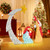 5 Ft Christmas Nativity Set Pre-Lit Nativity Scene With 140 Warm White Led Lights CM24726US By CW