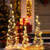 Set Of 3 Lighted Rattan Cone Trees With Led Lights And Metal Frame CM24999US By CW
