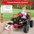 12V Kids Ride On Truck Off-Road Utv With Parental Remote And Lights-Black TQ10289US-DK By CW