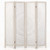 66 Inch Boho 4-Panel Room Divider Privacy Screen With Carved Pattern JV12004 By CW