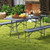 6 Ft Portable Folding Table 350 Lbs Fold In Half Table With Hdpe Tabletop Gray Np11983Gr By Cw