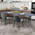 8 Ft Portable Folding Table 350 Lbs Fold-In-Half Table With Hdpe Tabletop-Gray NP11984GR By CW