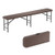 6 Ft Plastic Folding Bench With 1320 Lbs Capacity And Handle-Brown NP11989CF By CW