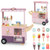 Kids Ice Cream Truck Pretend Play Set For Toddlers With Vending Machine-Pink TM10121PI By CW