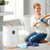 20L Large Heated Towel Warmer With Led Display And Button Control-White ES10402US-WH By CW