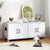 Cat Litter Box Enclosure For 2 Cats Modern Kitty Litter Box Furniture Hidden White Pv10245Wh By Cw