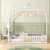 Twin House Floor Bed Montessori Bed Frame With Storage Shelf-White HU10998WH By CW