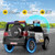 12V Kids Ride On Police Car With Remote And Siren Flashing Lights Black Tq10295Us Dk By Cw