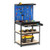 32 X 16 Inch Workbench Work Table With 2 Pcs Pegboard Drawer And Shelves-Navy TH10085NY By CW
