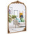 Arched Mirror For Wall Gold Traditional Vintage Ornate Baroque Mirror With Metal Frame-L HZ10278GD By CW