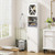 67 Inch Tall Bathroom Cabinet Freestanding Storage Cabinet With 5 Adjustable Shelves White Ba8176Wh By Cw